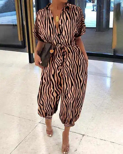 Facerya Retro Radieschen Plus Size Overall