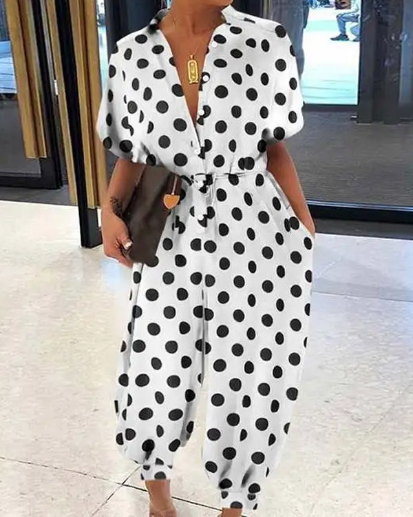 Facerya Retro Radieschen Plus Size Overall