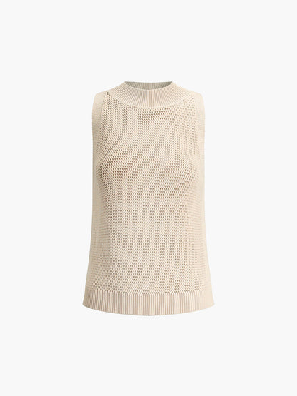Strick-Tanktop mit Aushöhlung