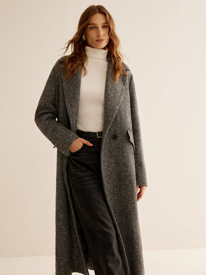 Essentieller Vielseitiger Langer Trenchcoat
