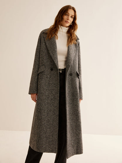 Essentieller Vielseitiger Langer Trenchcoat