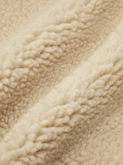 Fleecejacke mit Reißverschluss und Gürtel