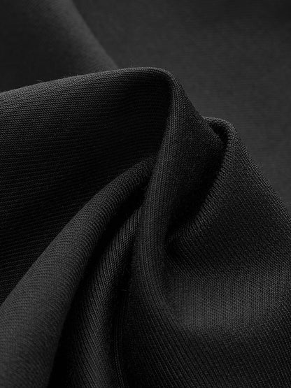 Asymmetrische Layer-Knopf-Weite-Bein-Hose