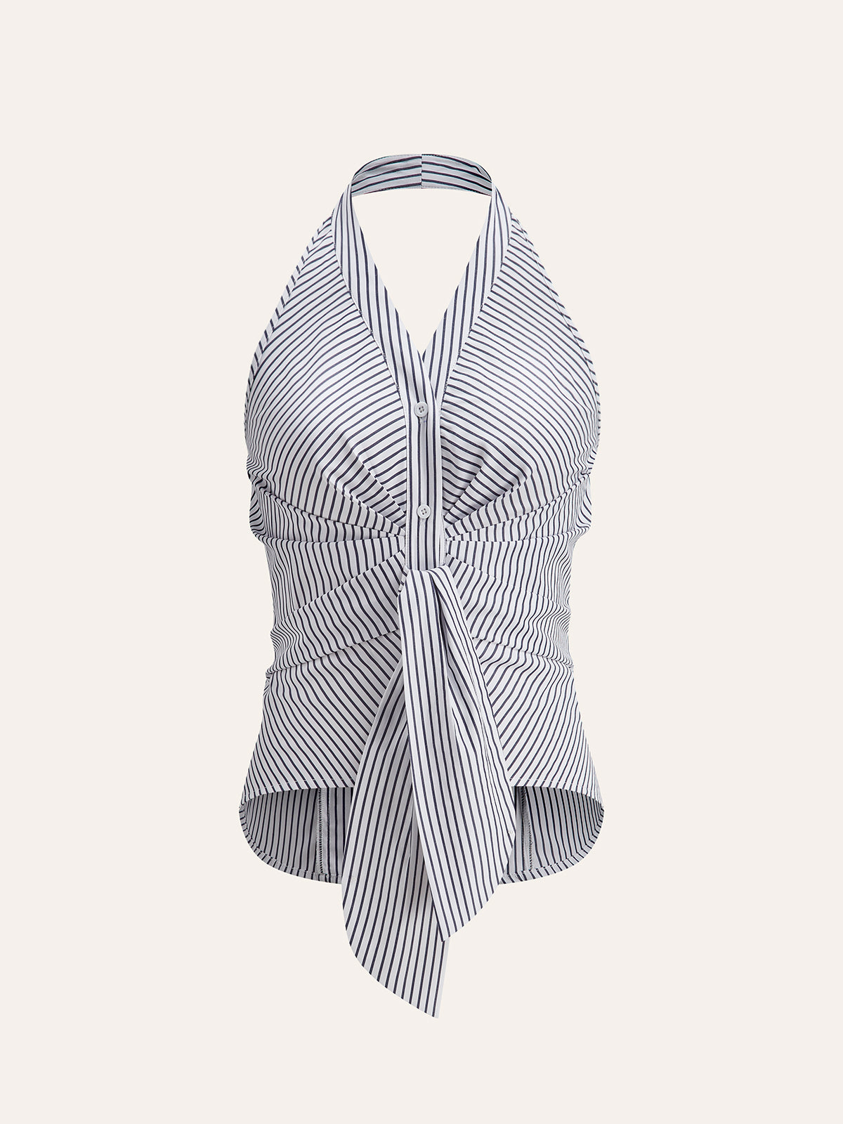 Gestreiftes Neckholder-Bindetop