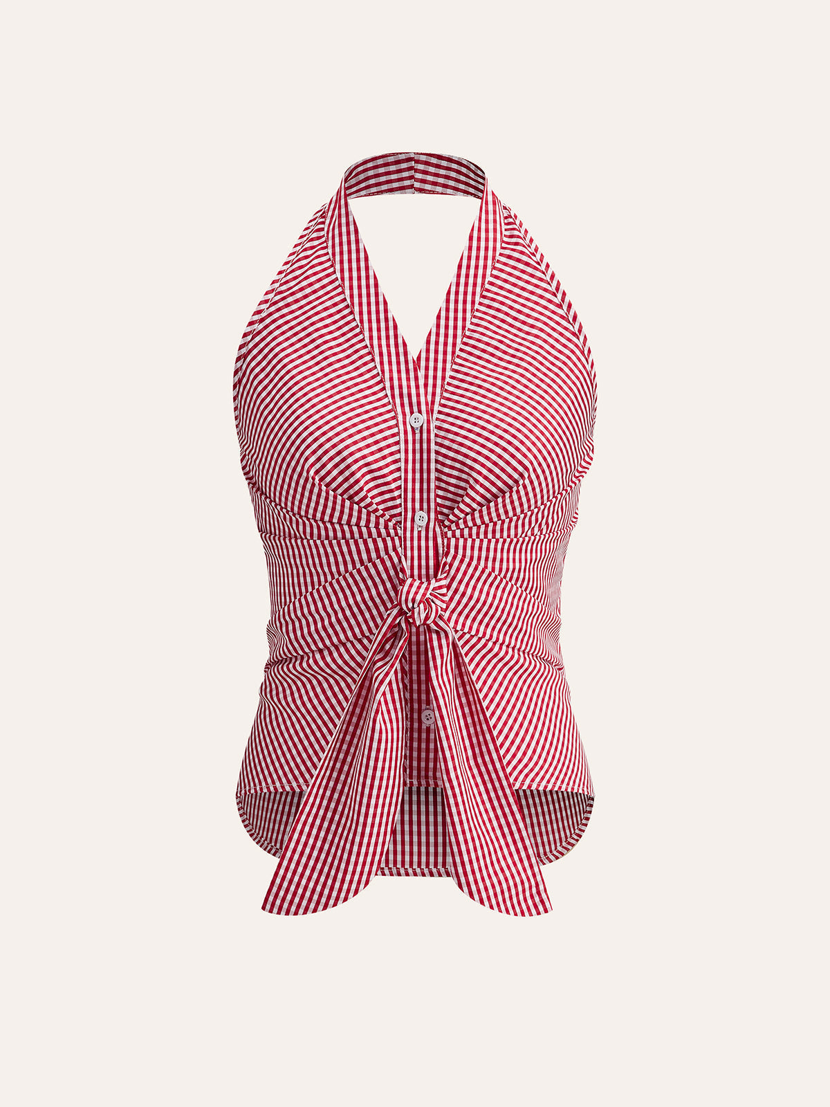 Gestreiftes Neckholder-Bindetop