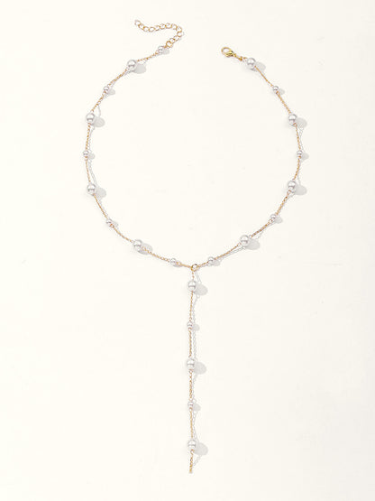 Perlen Y-Kette