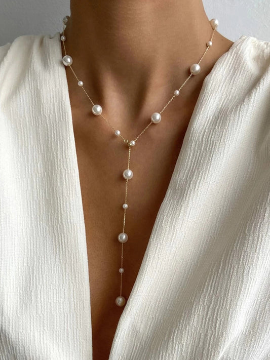 Perlen Y-Kette