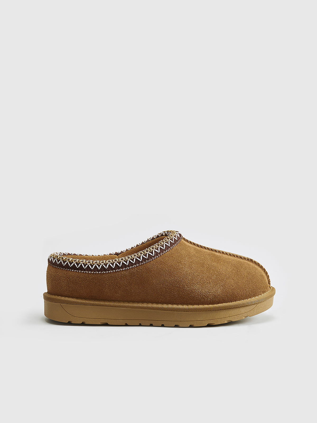 Damen-Pantoffeln mit Fellfutter