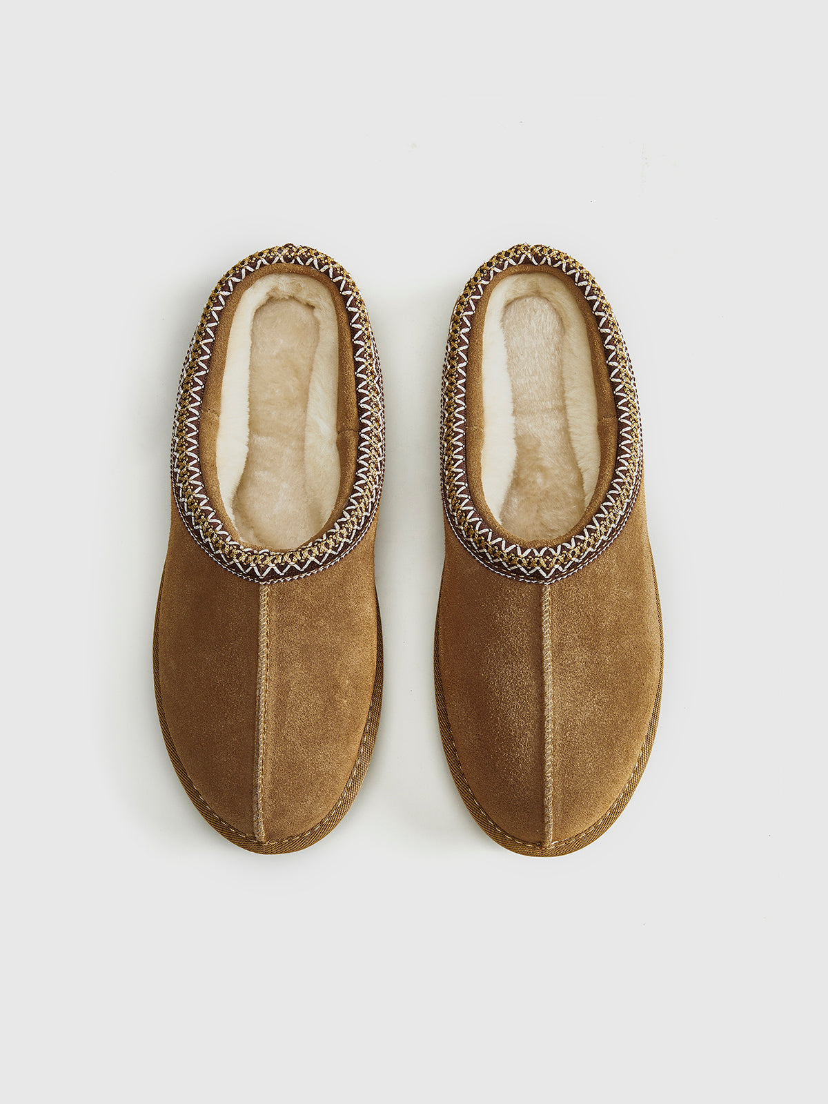 Damen-Pantoffeln mit Fellfutter