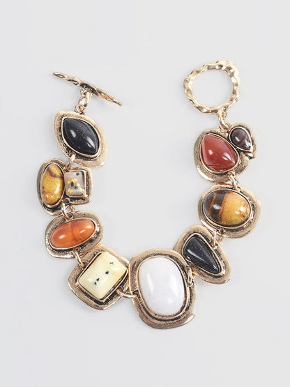 Boheme Geometrische Steinarmband