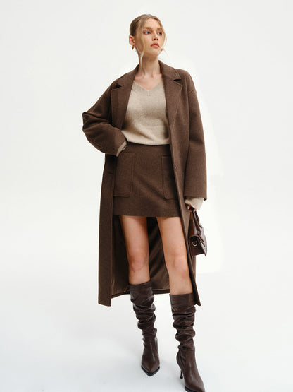 Oversized Tweed-Mantel