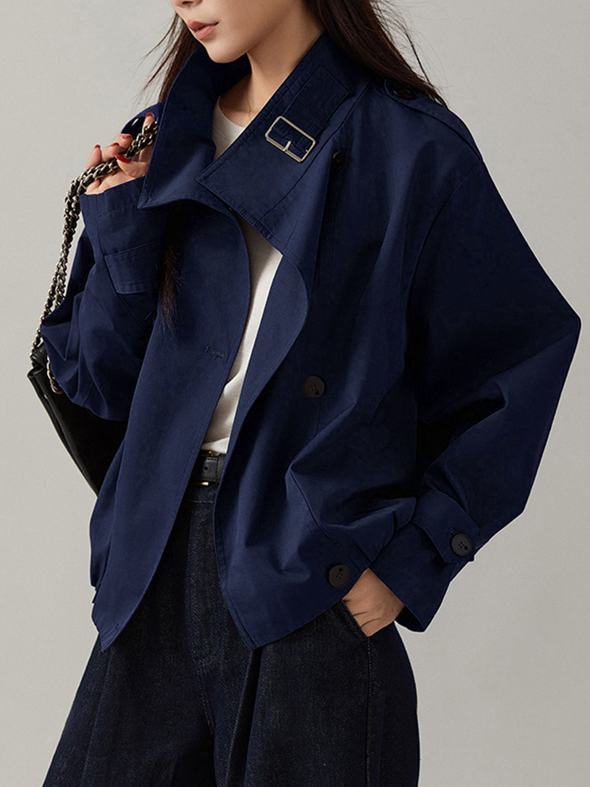 Vintage lockerer Trenchcoat