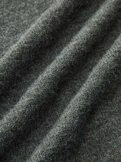 Strickoberteil mit Jeanskragen