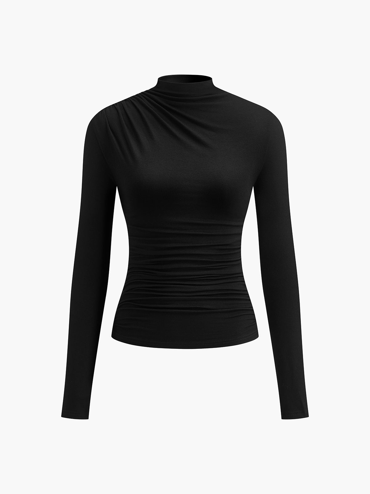 Gerüschtes Langarmshirt