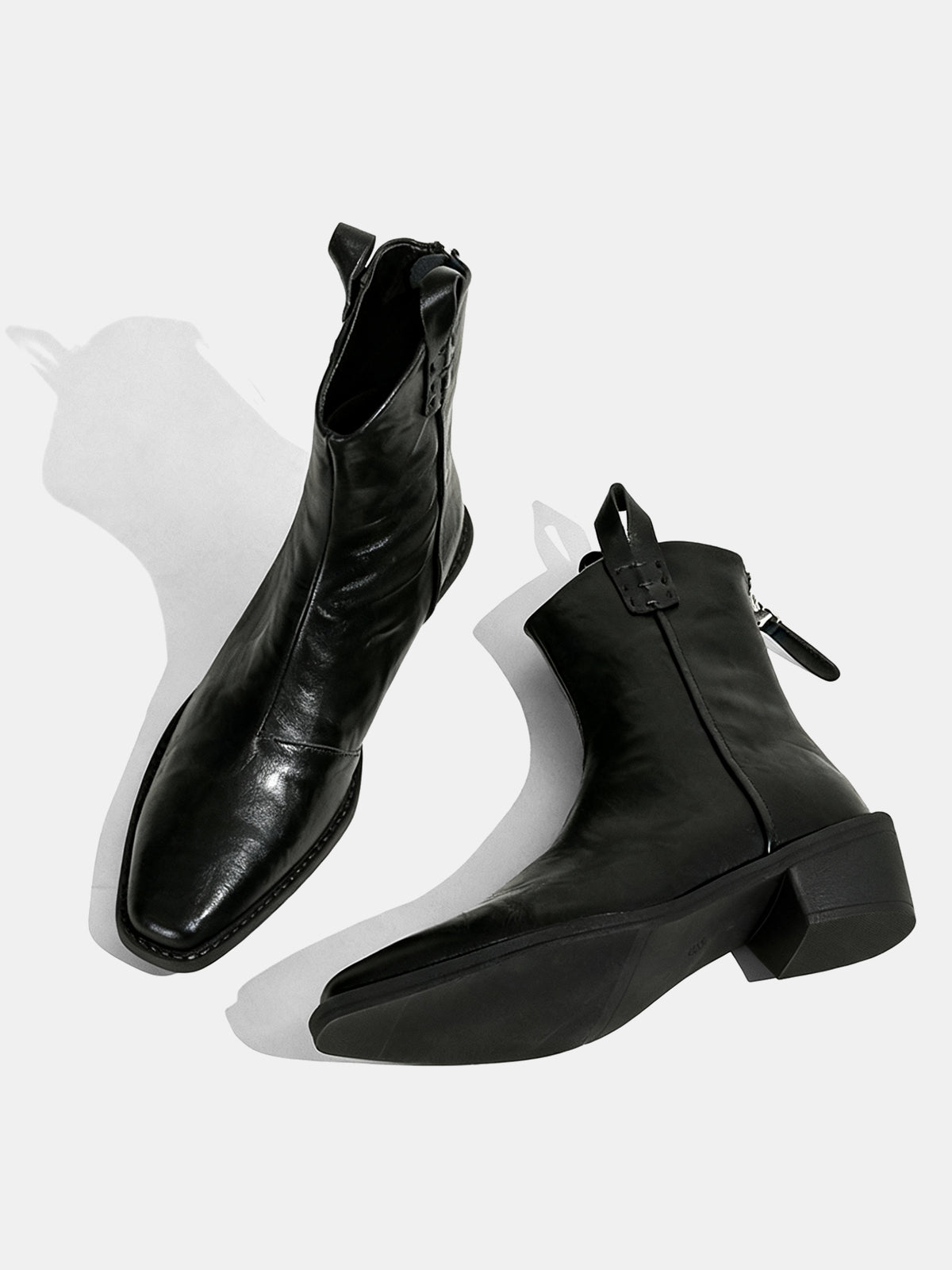 Western-Stiefeletten aus PU-Leder