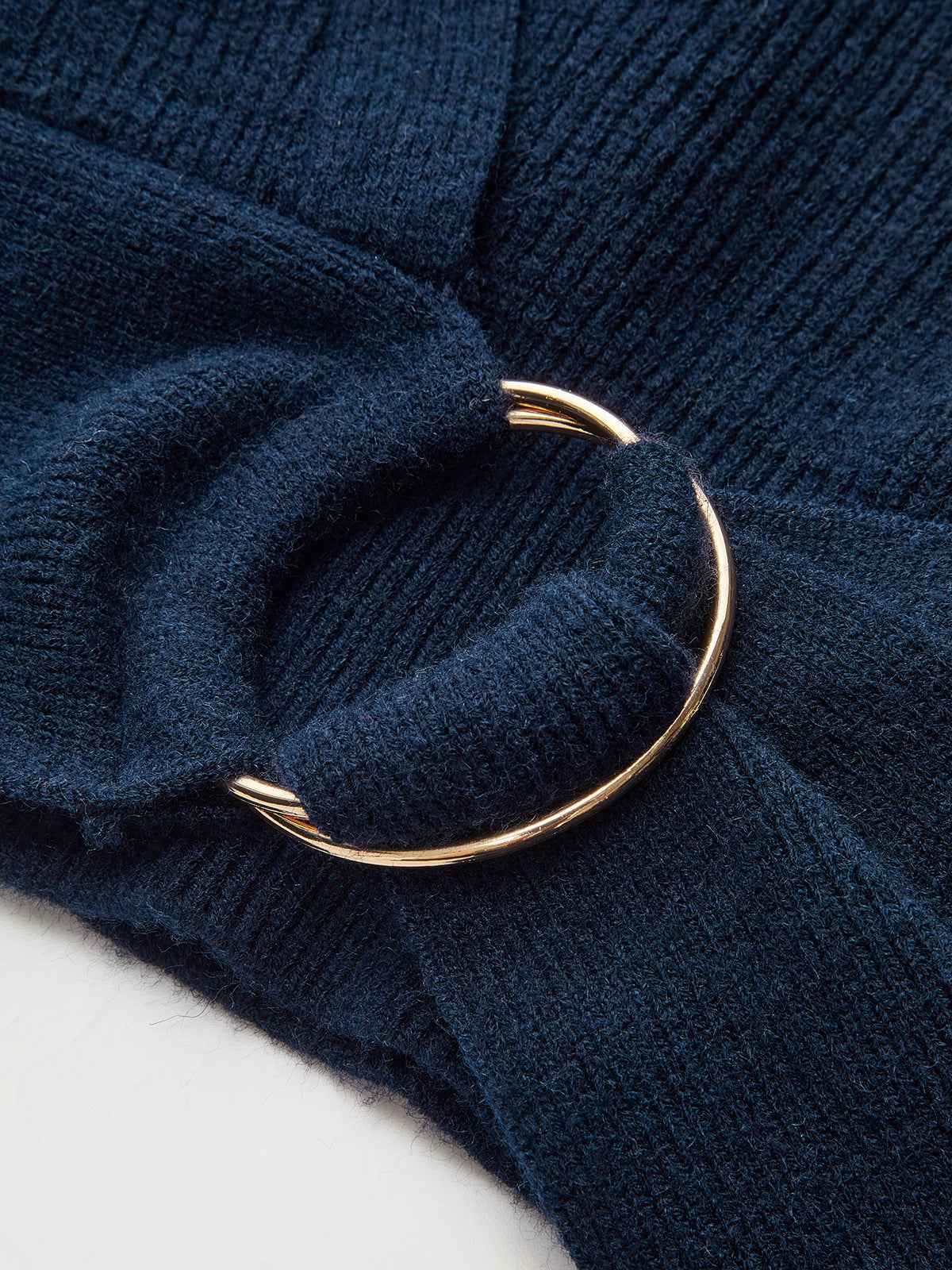 Strickwickeljacke mit Metallring