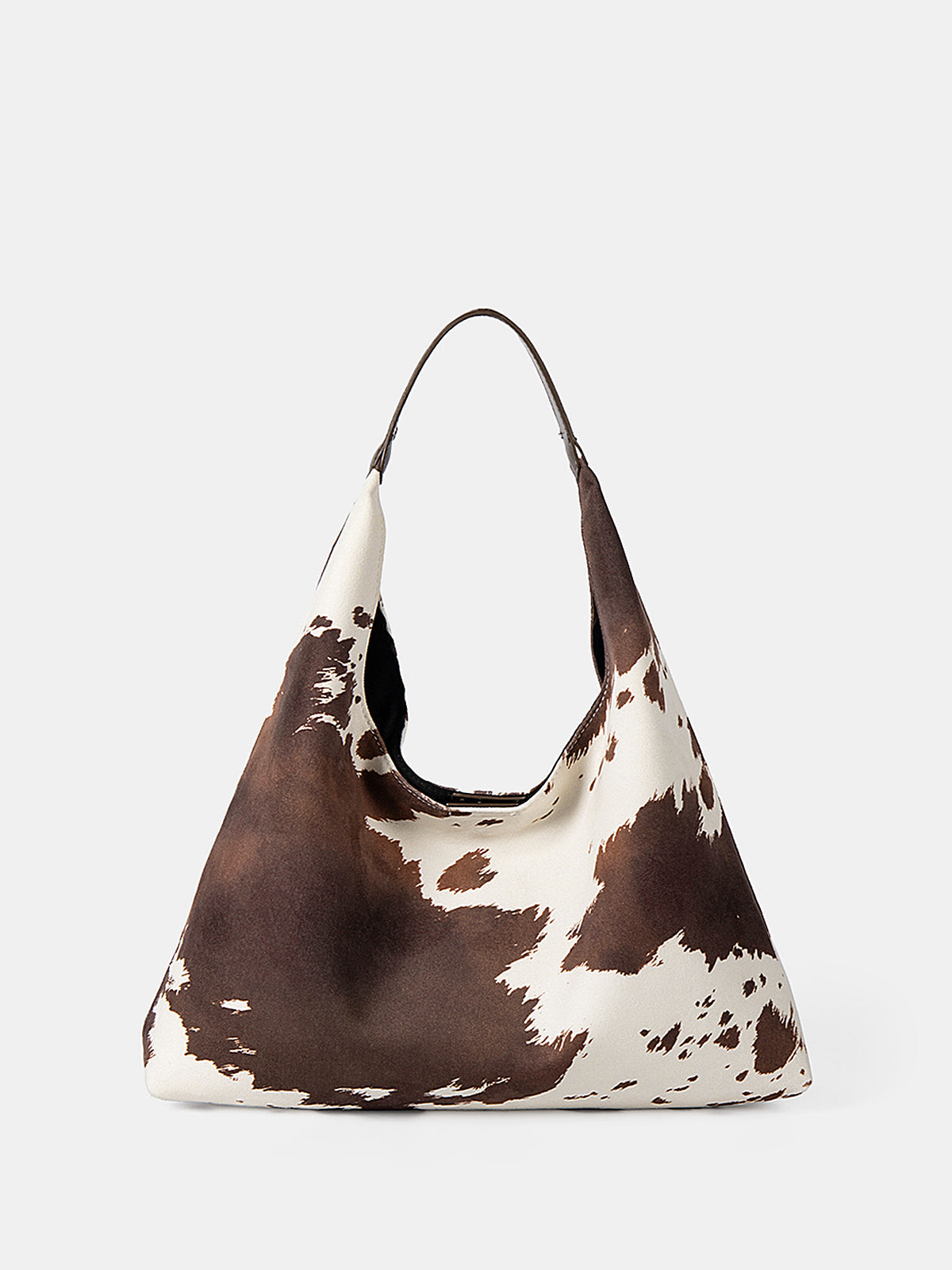 Hobo Bag mit Kuhfleckenmuster