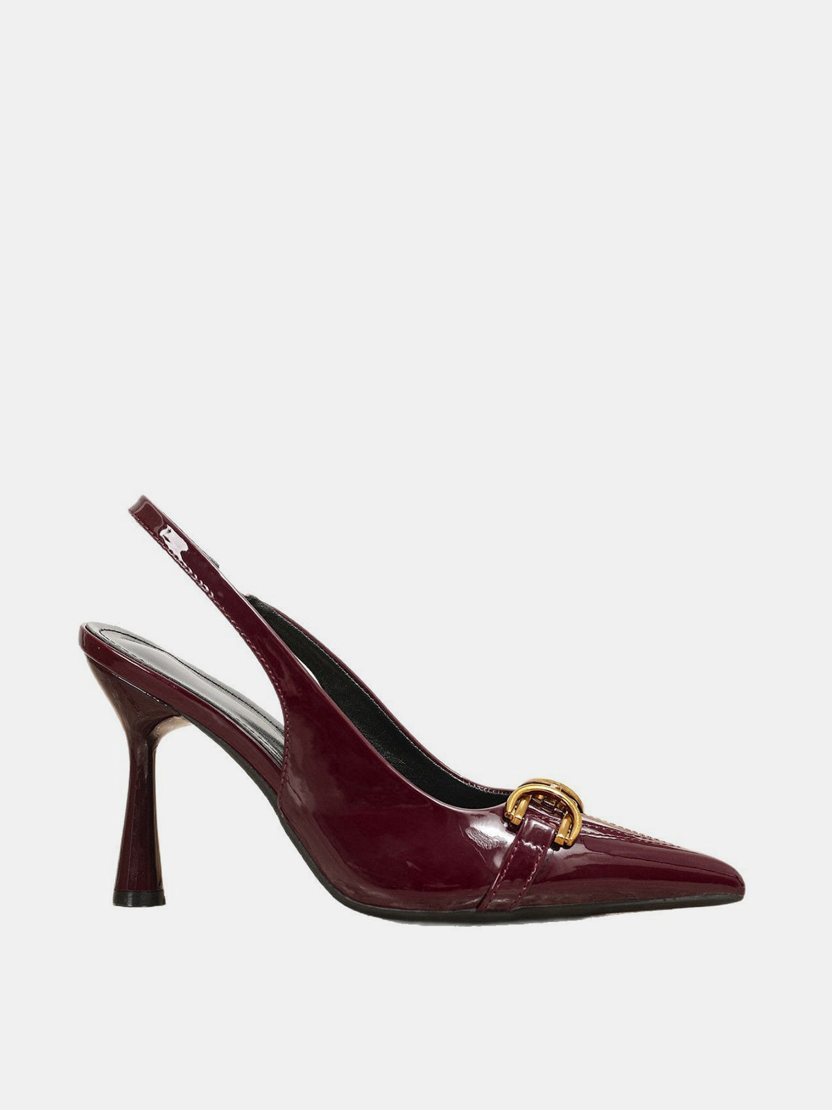 Slingpumps mit Horsebit-Detail