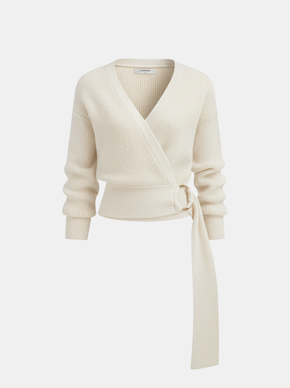 Strickwickeljacke mit Metallring