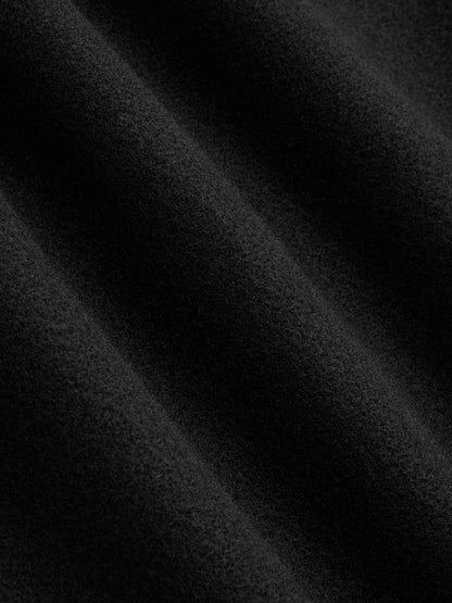 Wolljacke mit Schal-Akzent