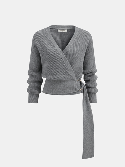 Strickwickeljacke mit Metallring
