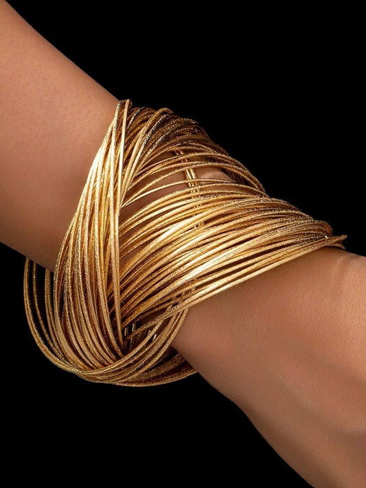 Mehrreihiges gedrehtes Armband
