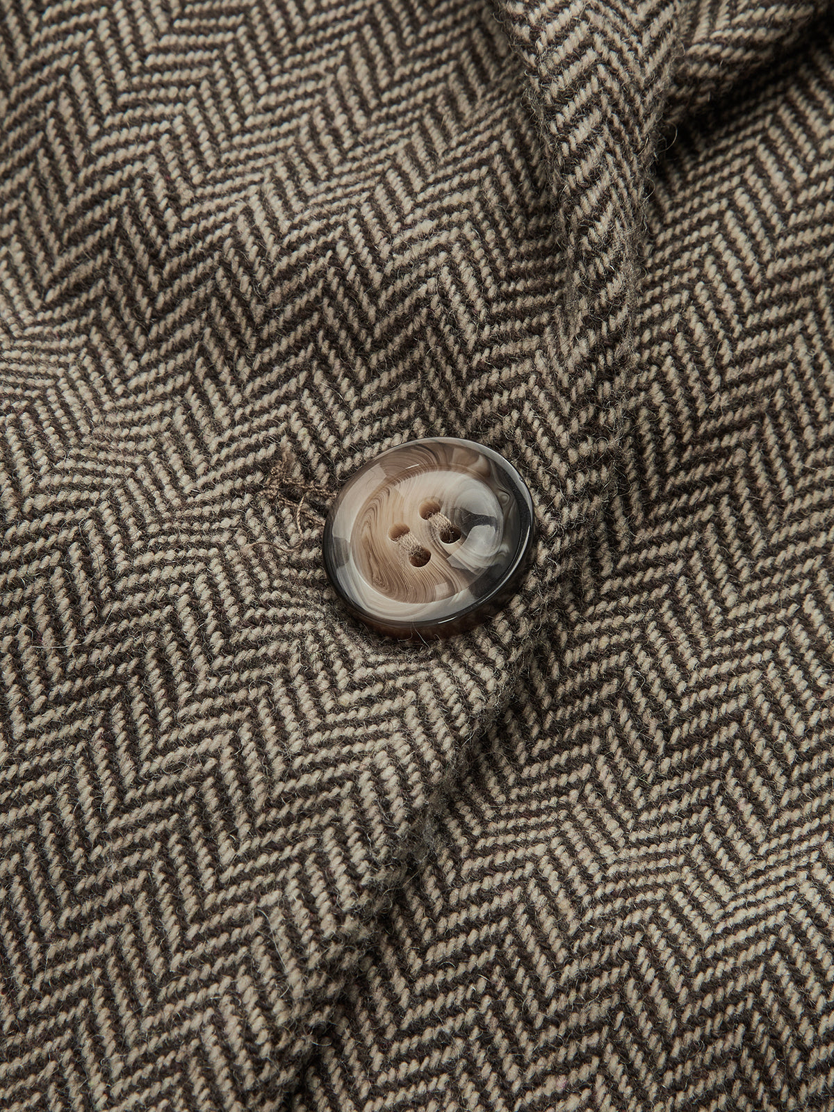 Großer 3D-Blumen-Tweed-Blazer mit einem Knopf