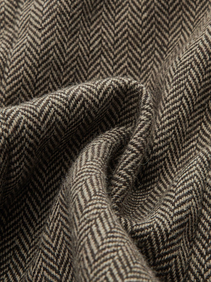 Großer 3D-Blumen-Tweed-Blazer mit einem Knopf