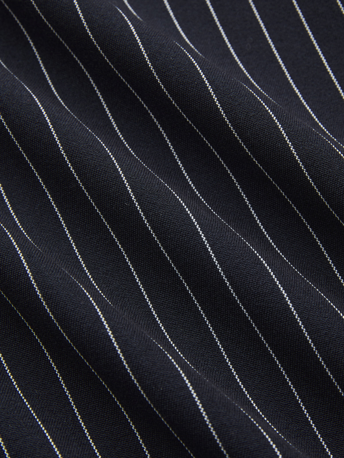 Nadelstreifen Wickel-Oberteil & Hose mit weitem Bein Set