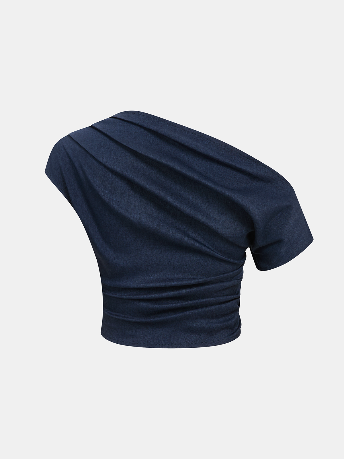 One-Shoulder-Top & Hose mit weitem Bein Set