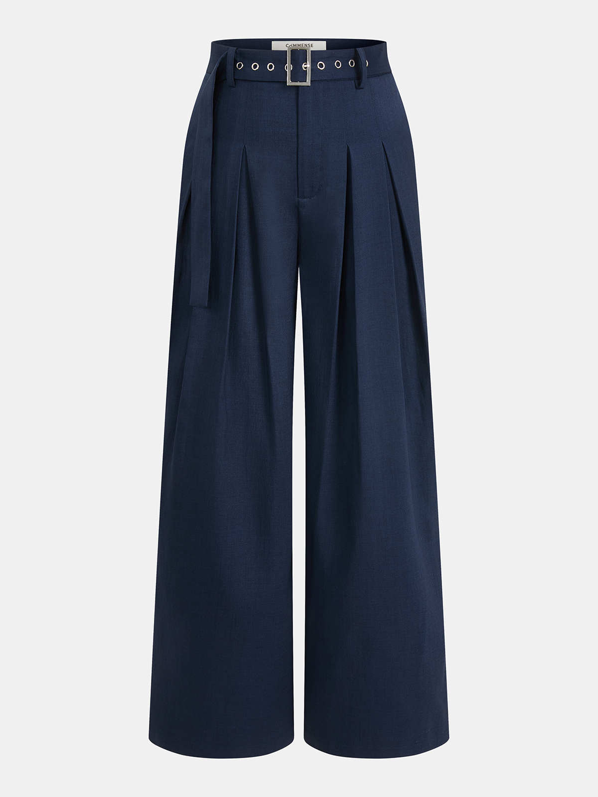One-Shoulder-Top & Hose mit weitem Bein Set