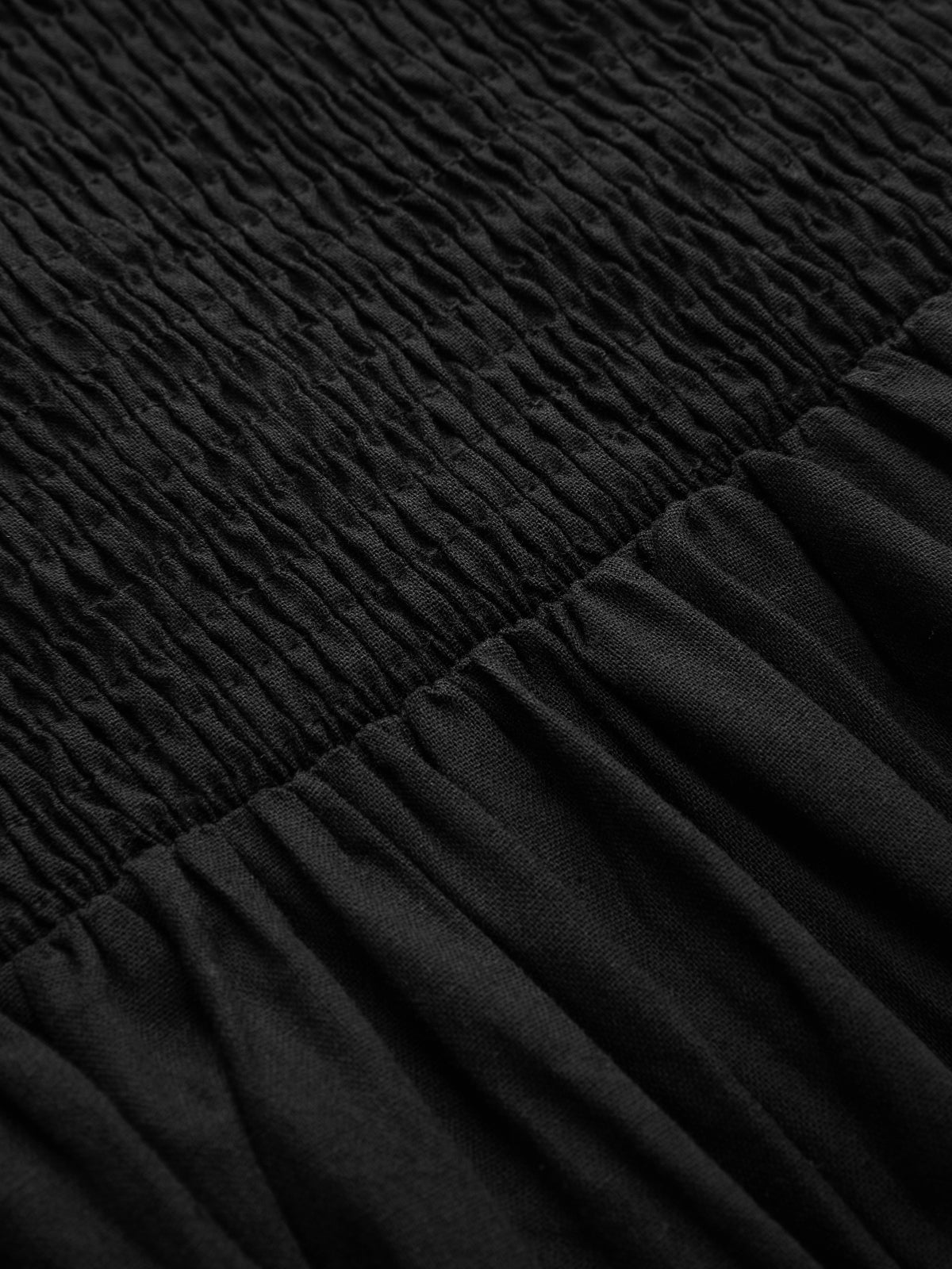 Baumwoll-Maxikleid ärmellos mit Taschen und Cut-Outs