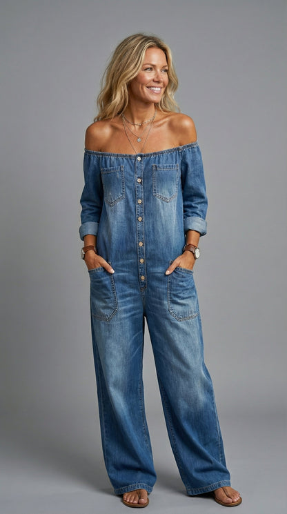 Aveline Jeans-Jumpsuit