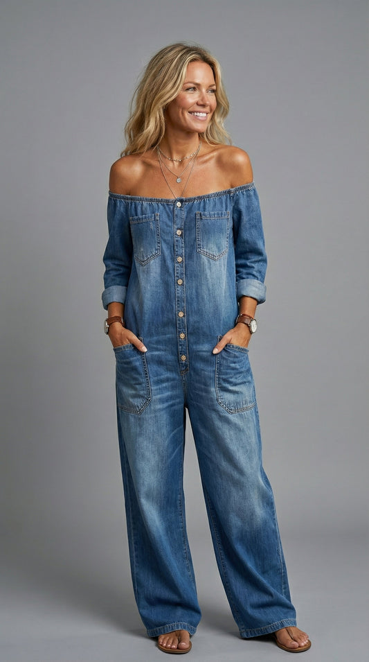Aveline Jeans-Jumpsuit