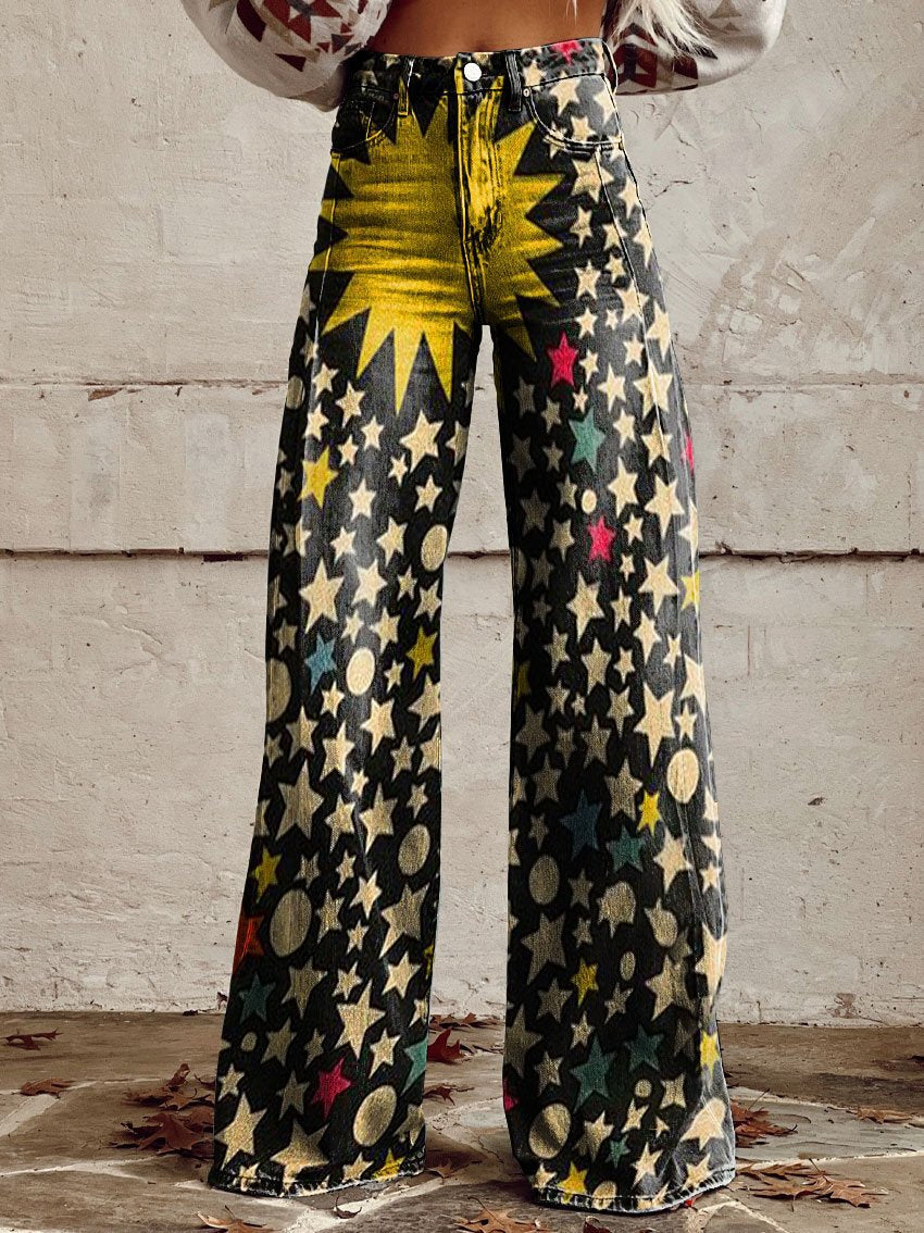 Facerya Vintage Weite Jeanshose