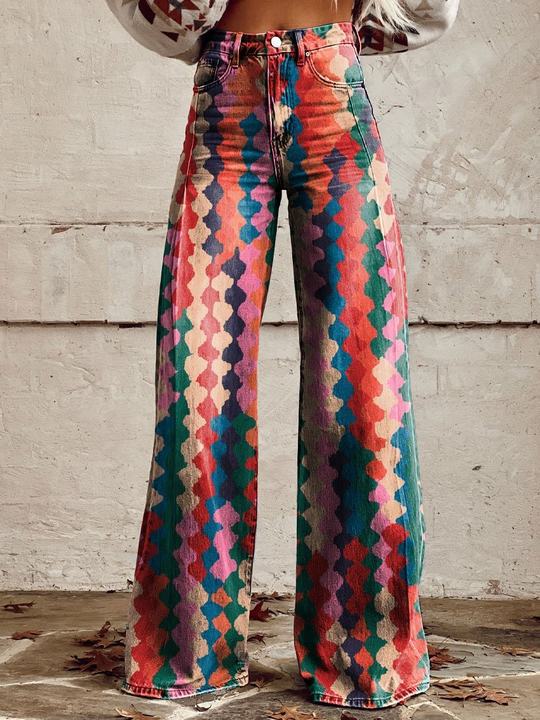 Facerya Vintage Weite Jeanshose