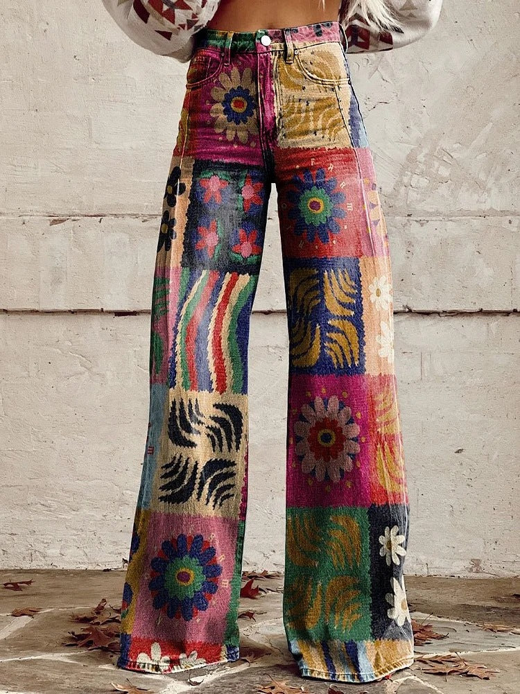 Facerya Vintage Weite Jeanshose