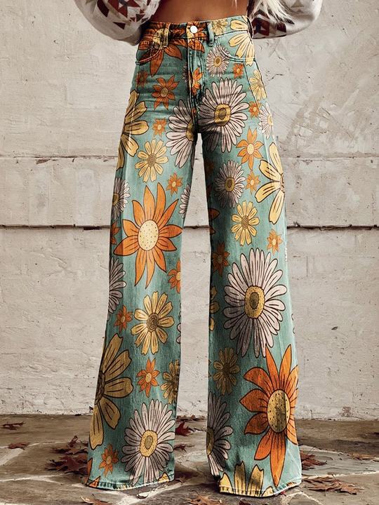 Facerya Vintage Weite Jeanshose