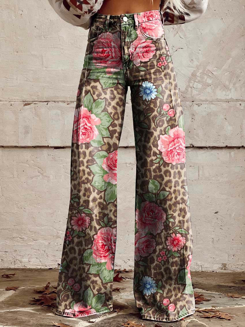 Facerya Vintage Weite Jeanshose