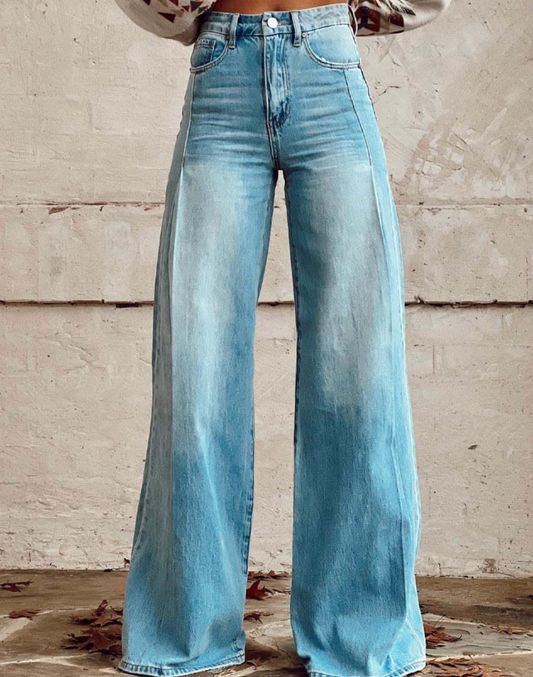 Facerya Vintage Weite Jeanshose